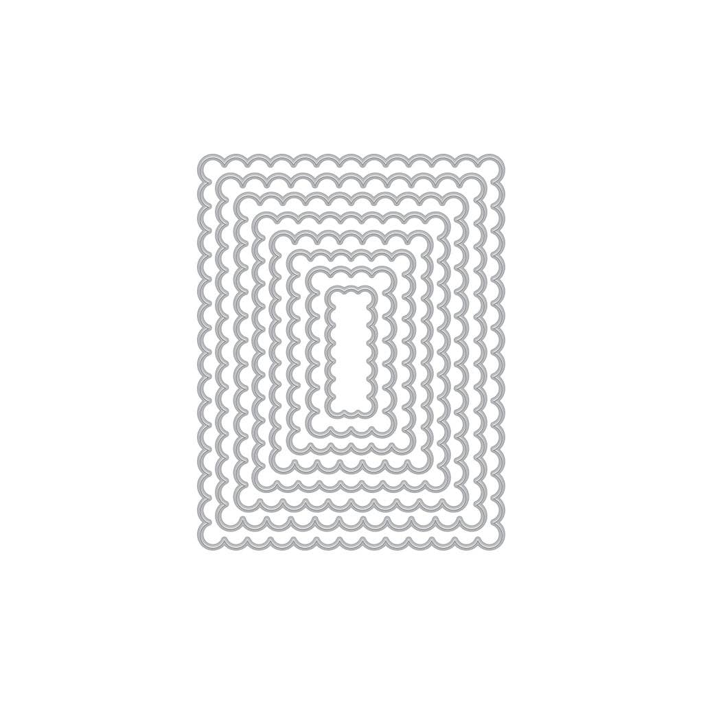 Hero Arts - Scalloped Rectangles Infinity Dies (H)
