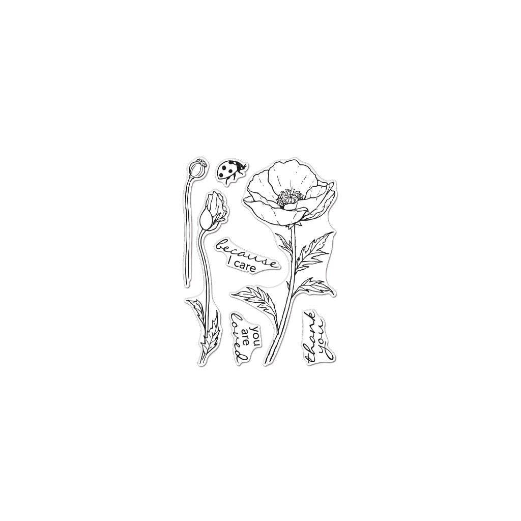 Hero Arts - CM503 Hero Florals Poppy