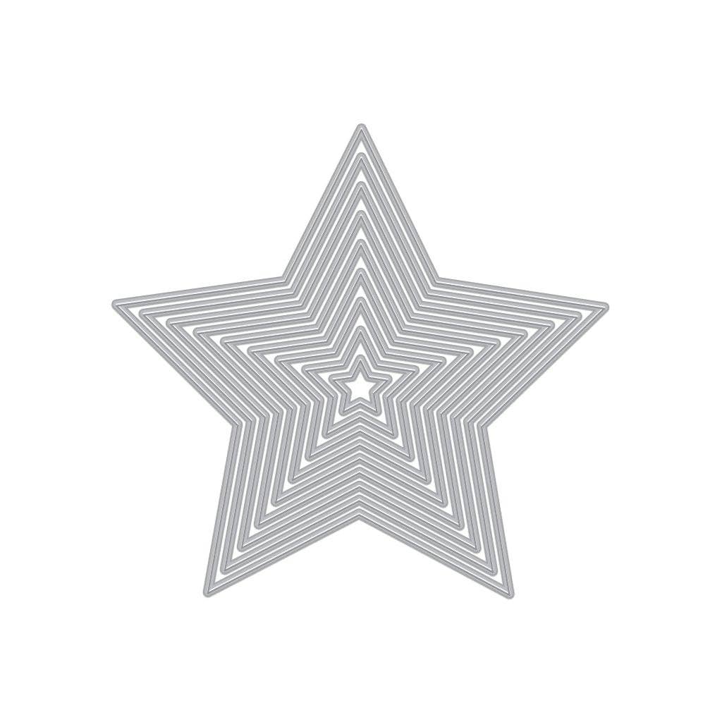 Hero Arts - 5-Point Stars Infinity Dies (H)