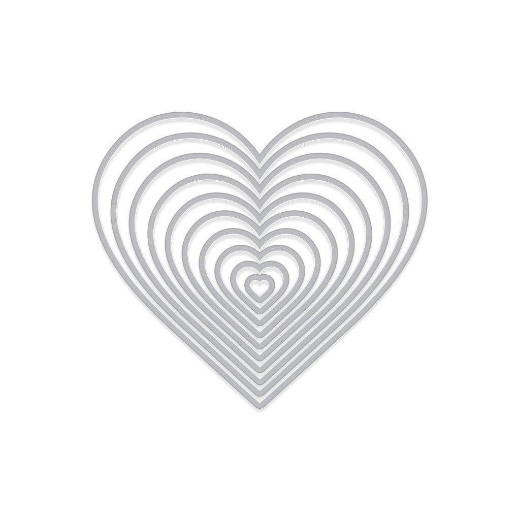 Hero Arts - Nesting Hearts Infinity Dies (H) - Red Button Studio 9