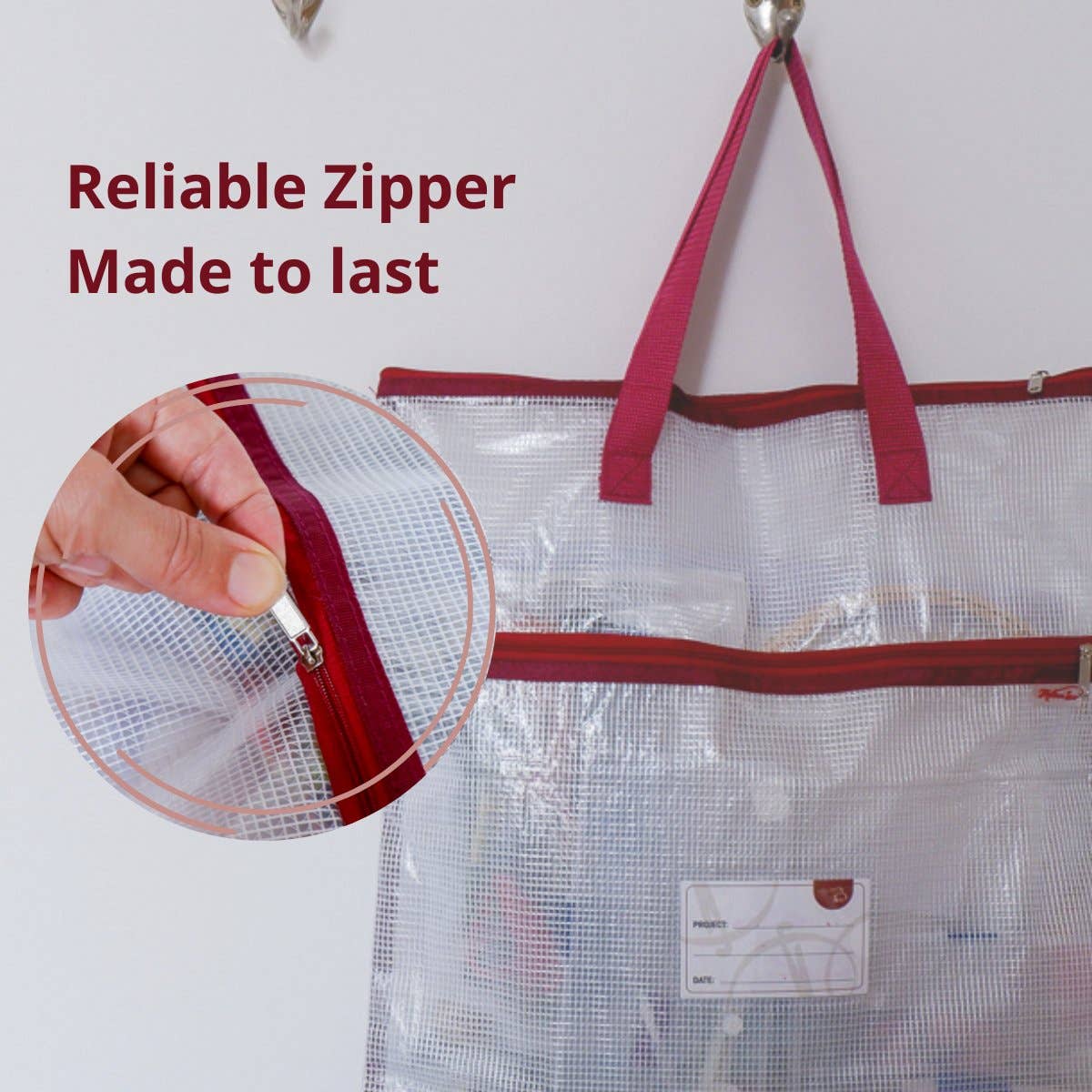 Madam Sew - Project Bag - Organize Your Sewing Project with Ease