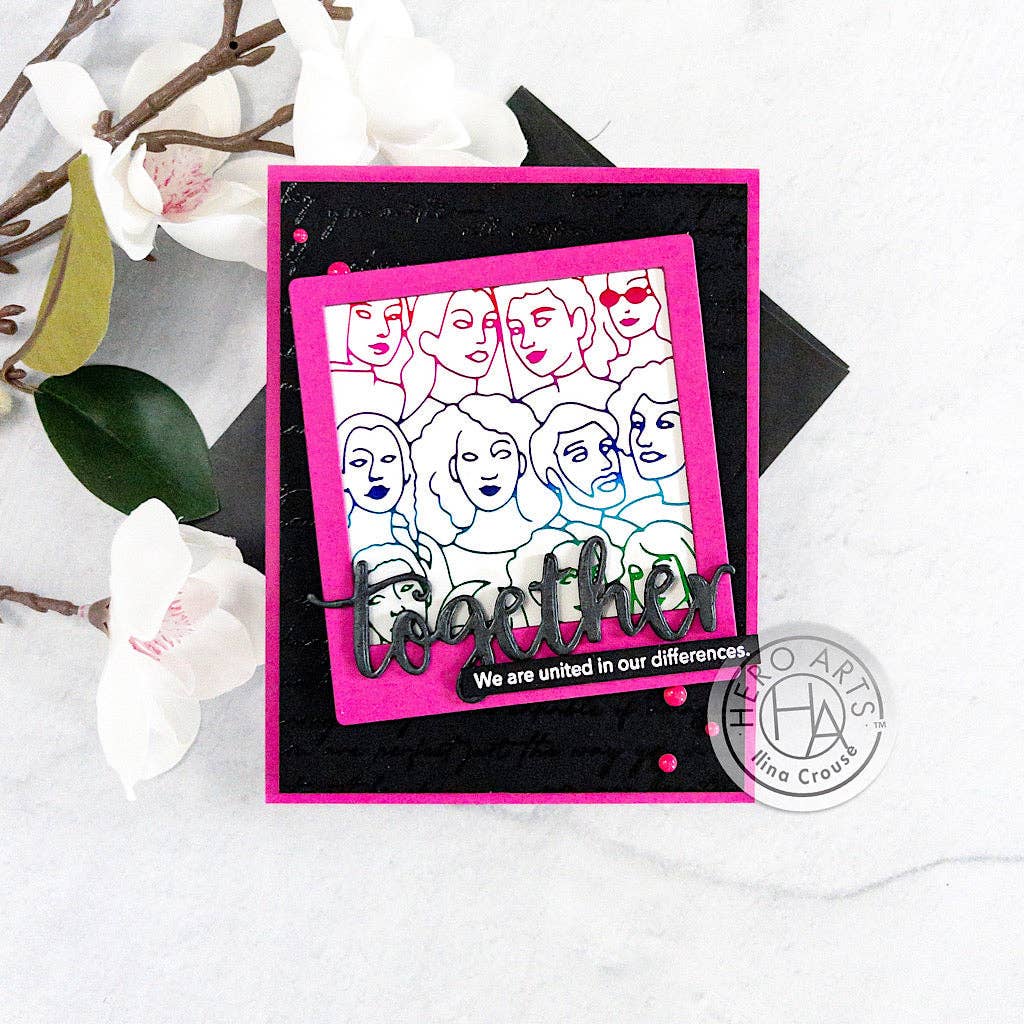 Hero Arts - Journaling Photo Frame Infinity Dies (H)