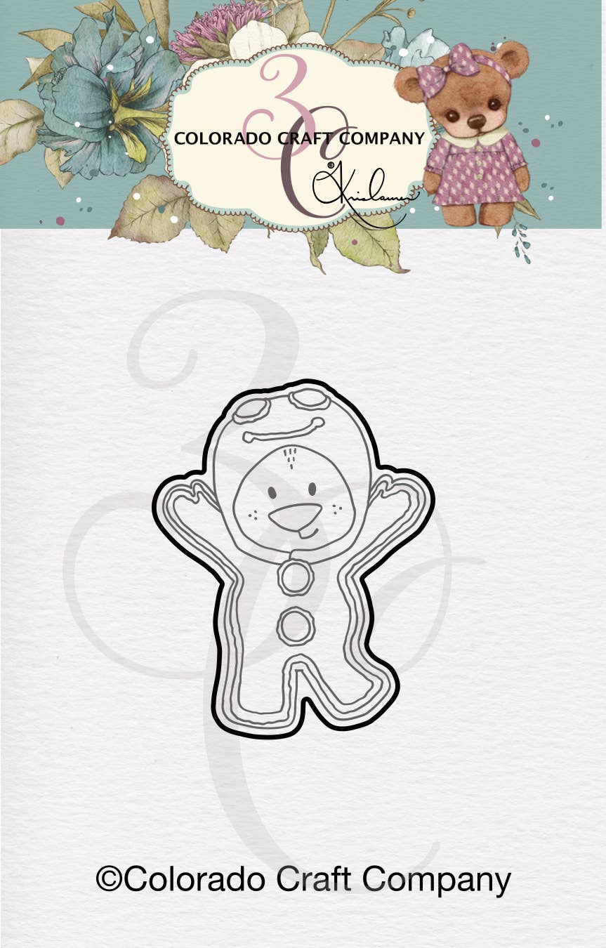 Colorado Craft Company - KL925-D Kris Lauren~Gingerbread Cookie Mini Dies